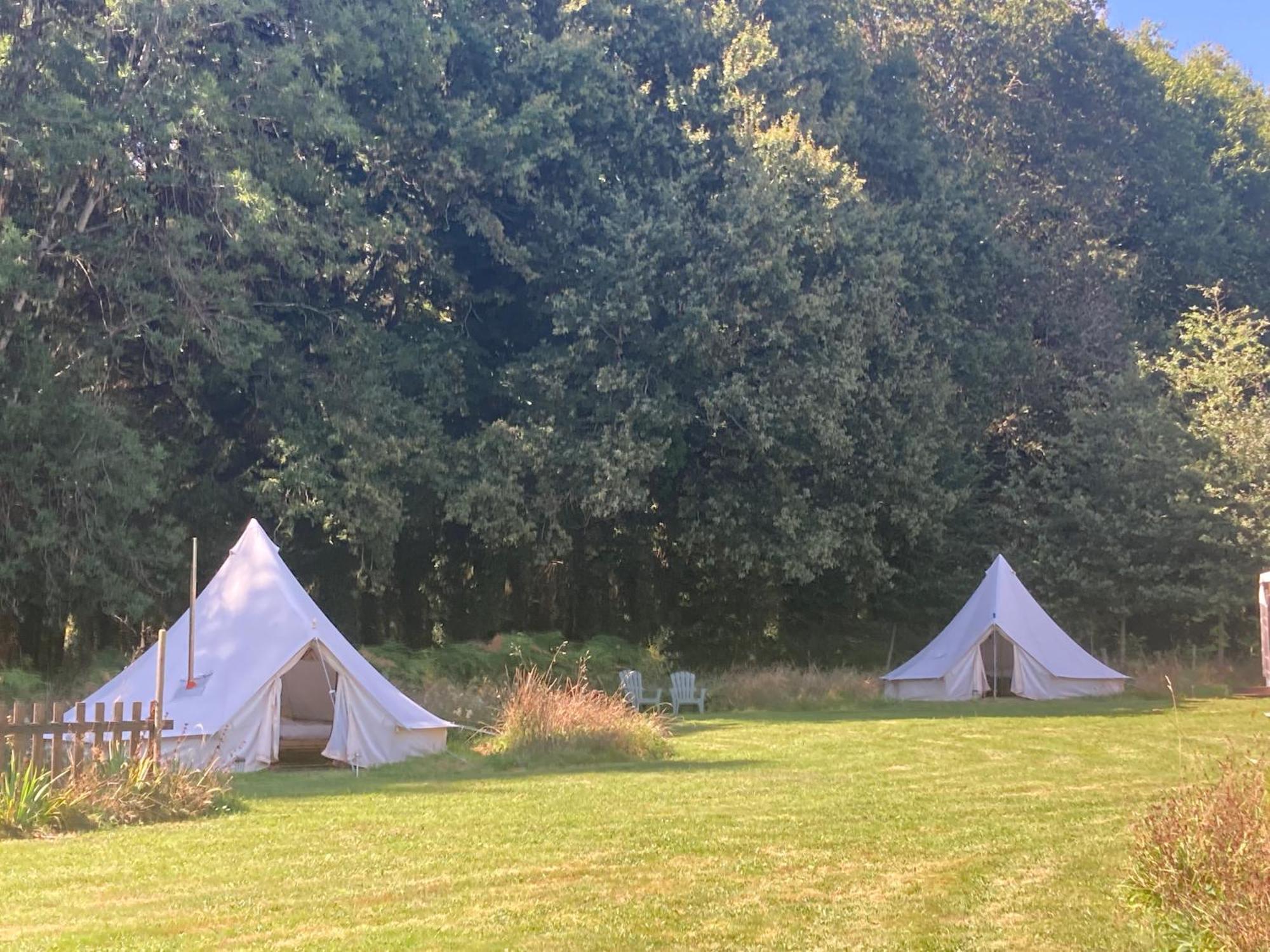 Au Pre Fleuri Eco Glamping Hotel Le Lindois Exterior photo